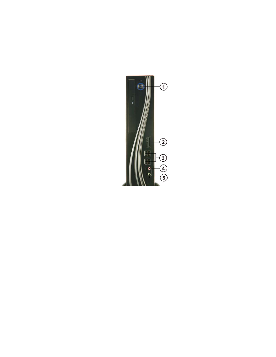 Introducing the pc front and rear i/o | Elitegroup MS110 (V1.0) User Manual | Page 10 / 35