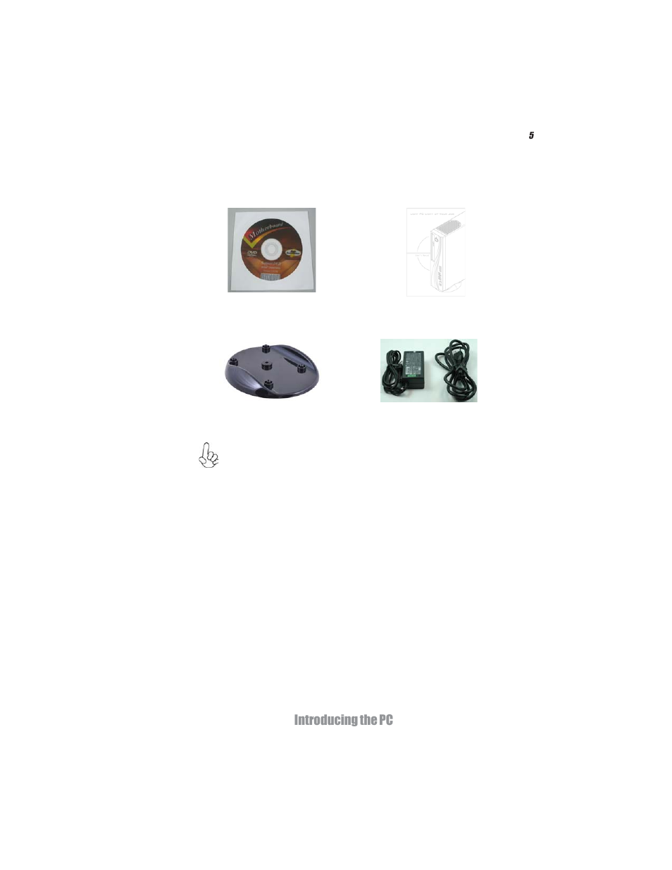 Introducing the pc packing contents | Elitegroup MS200 (V1.0) User Manual | Page 12 / 39