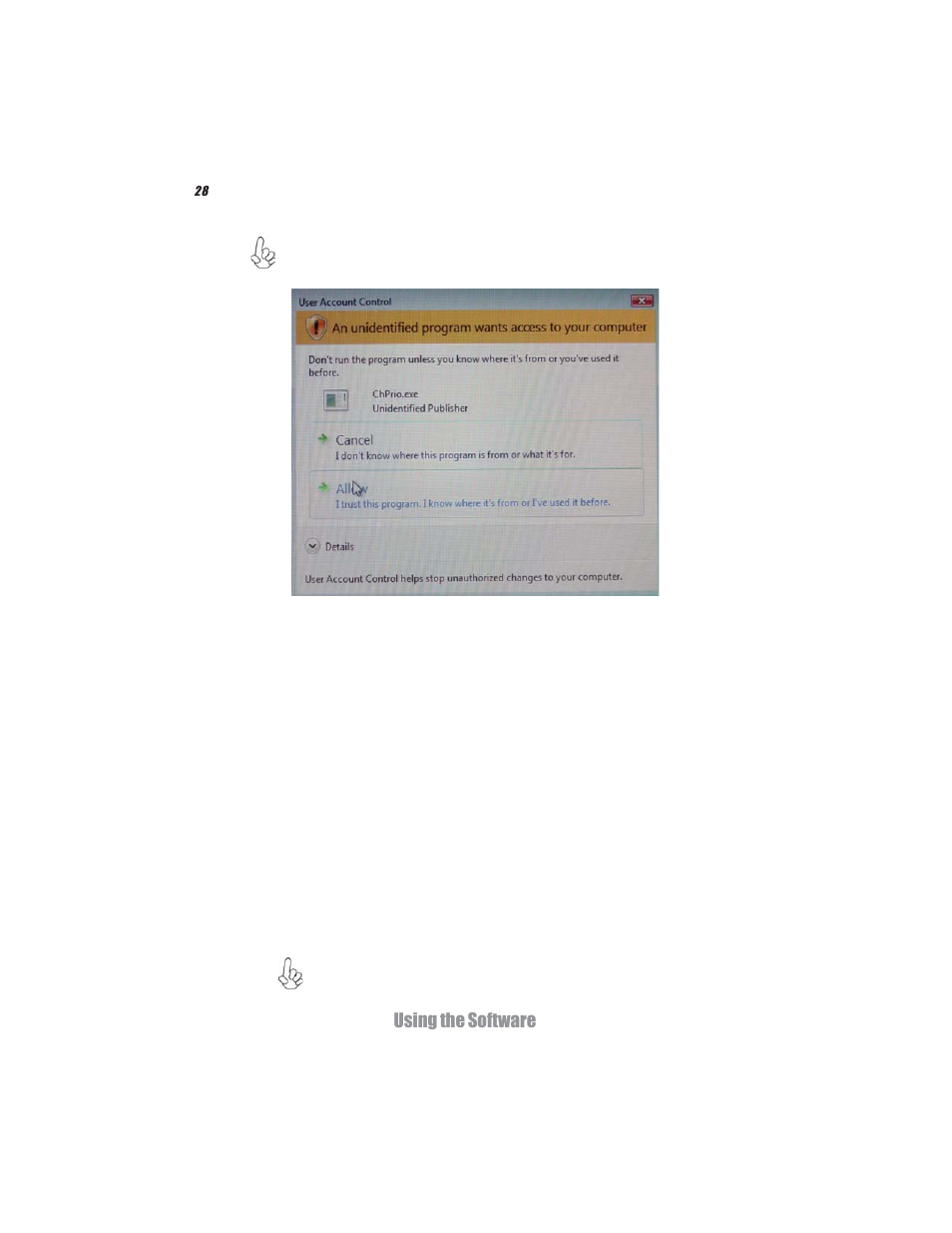 Using the software manual installation, Utility software reference | Elitegroup MS200 (V1.0) User Manual | Page 35 / 39