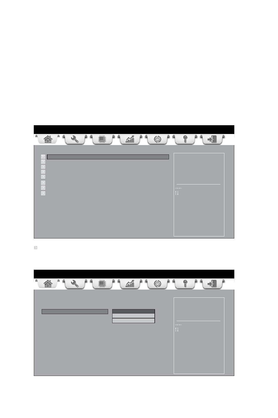 Using bios, Advanced menu, Lan configuration | Elitegroup MS300 (V1.0) User Manual | Page 20 / 52