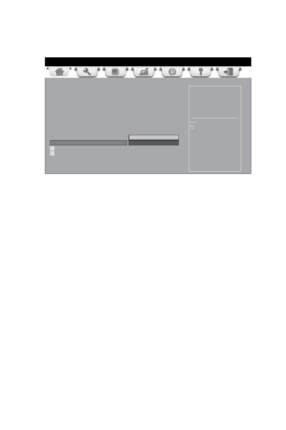 Using bios, Security menu | Elitegroup MS300 (V1.0) User Manual | Page 39 / 52