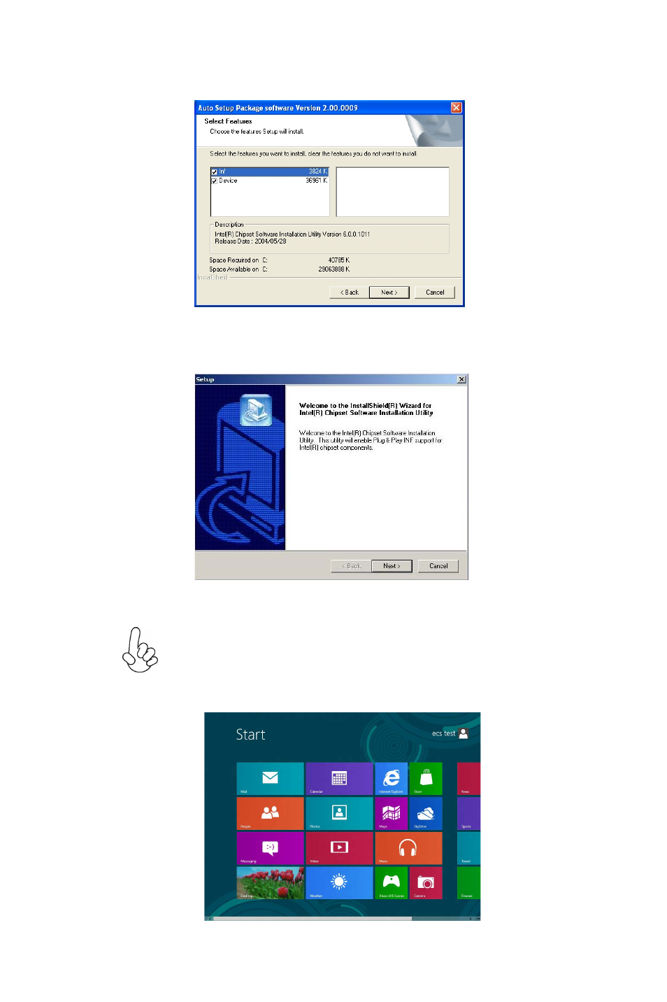 Using the software | Elitegroup MS300 (V1.0) User Manual | Page 47 / 52