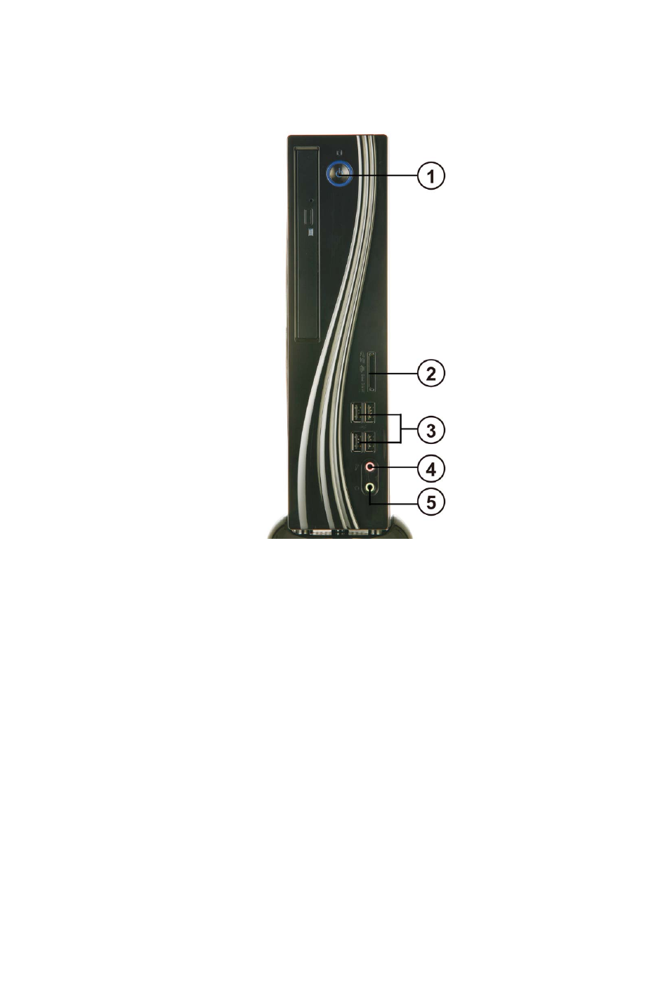 Introducing the pc front and rear i/o | Elitegroup MS300 (V1.0) User Manual | Page 9 / 52