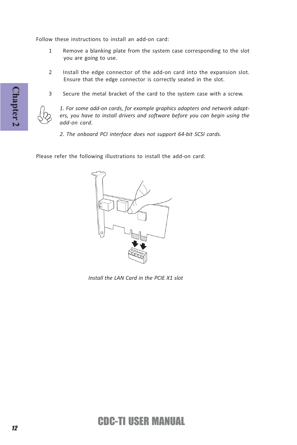 Cdc-ti user manual, Chapter 2 | Elitegroup CDC-TI (V1.0A) User Manual | Page 16 / 64