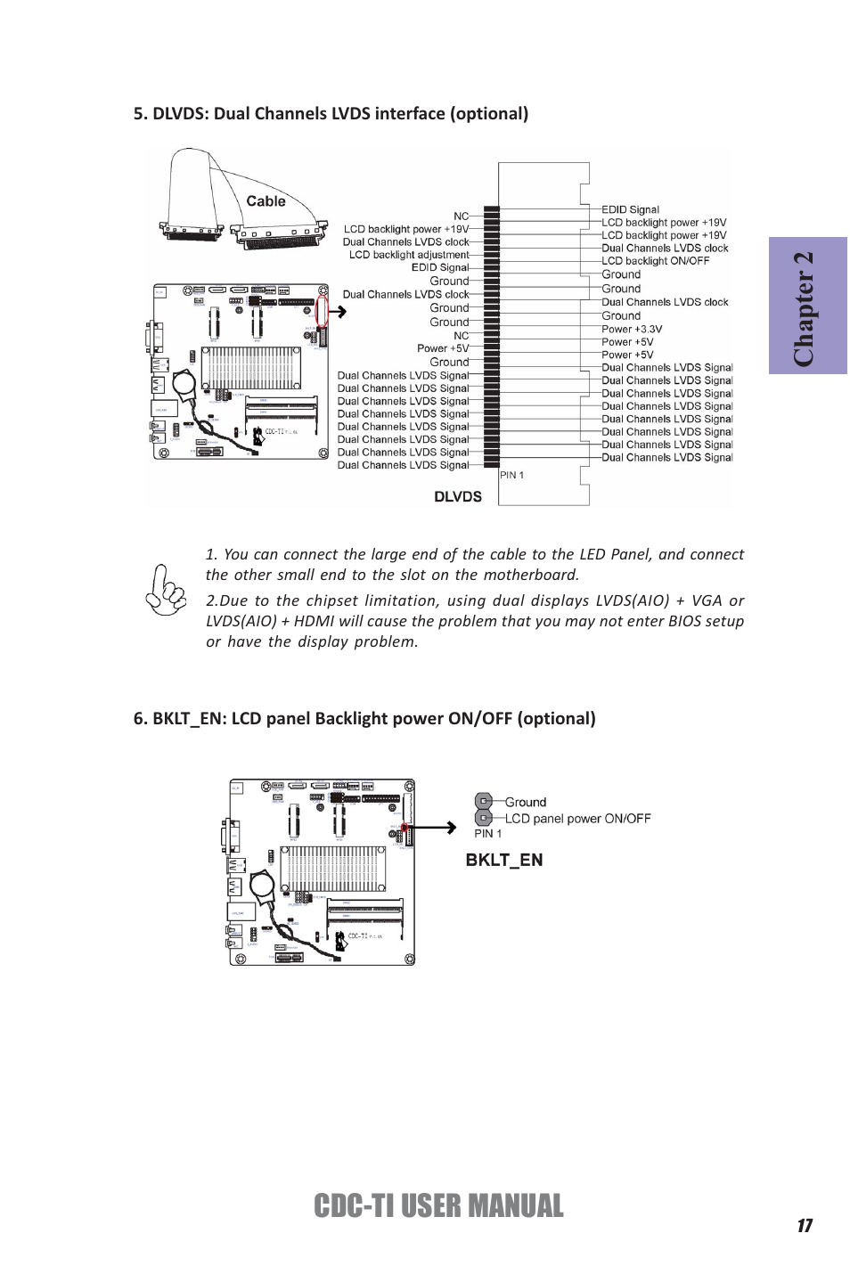 Cdc-ti user manual, Chapter 2 | Elitegroup CDC-TI (V1.0A) User Manual | Page 21 / 64