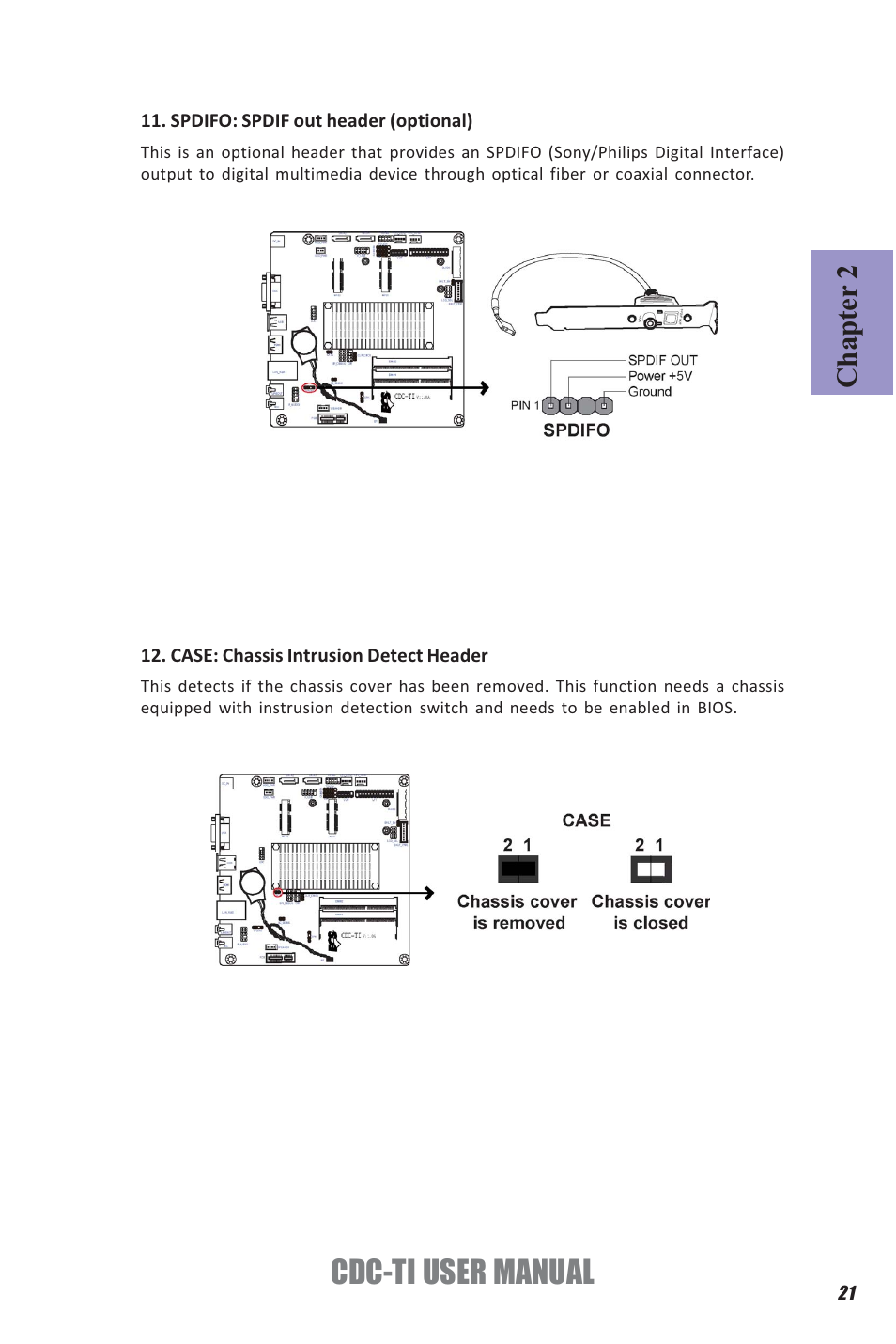 Cdc-ti user manual, Chapter 2 | Elitegroup CDC-TI (V1.0A) User Manual | Page 25 / 64