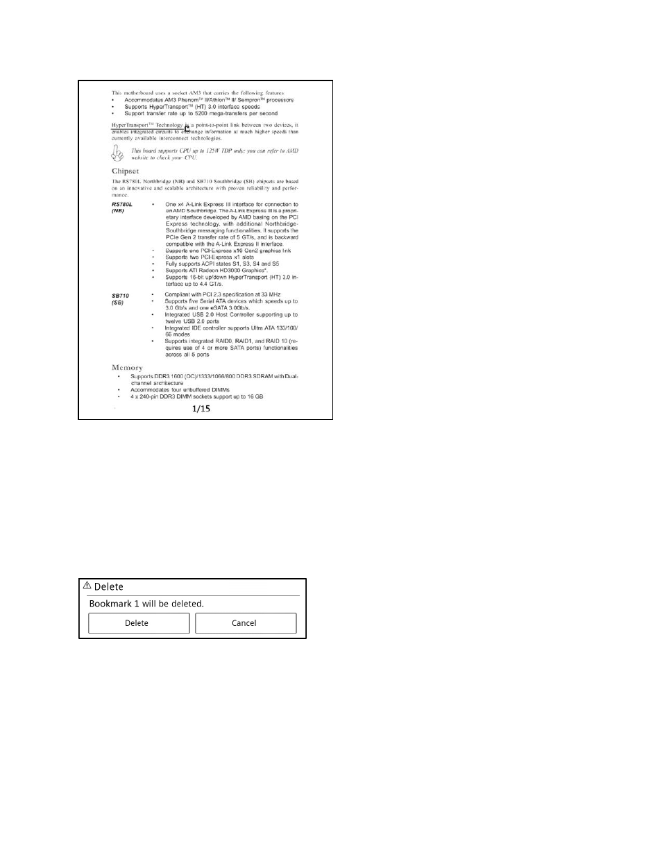2 delete bookmarks, 5 highlight, Highlight | Elitegroup EB-800C User Manual | Page 45 / 115