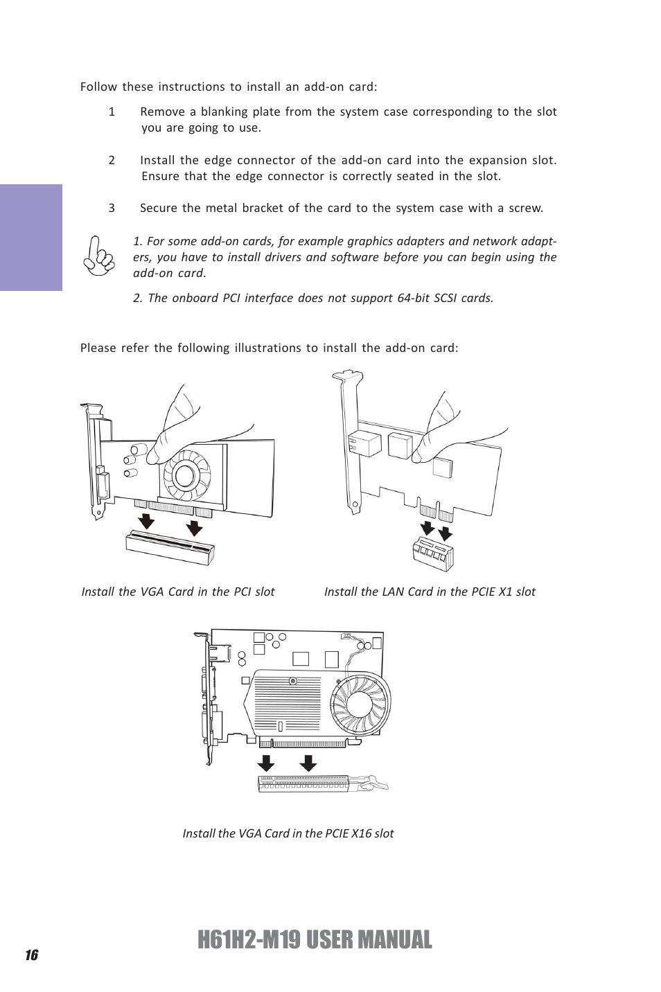 Chapter 2 | Elitegroup H61H2-M19 (V1.0) User Manual | Page 20 / 88