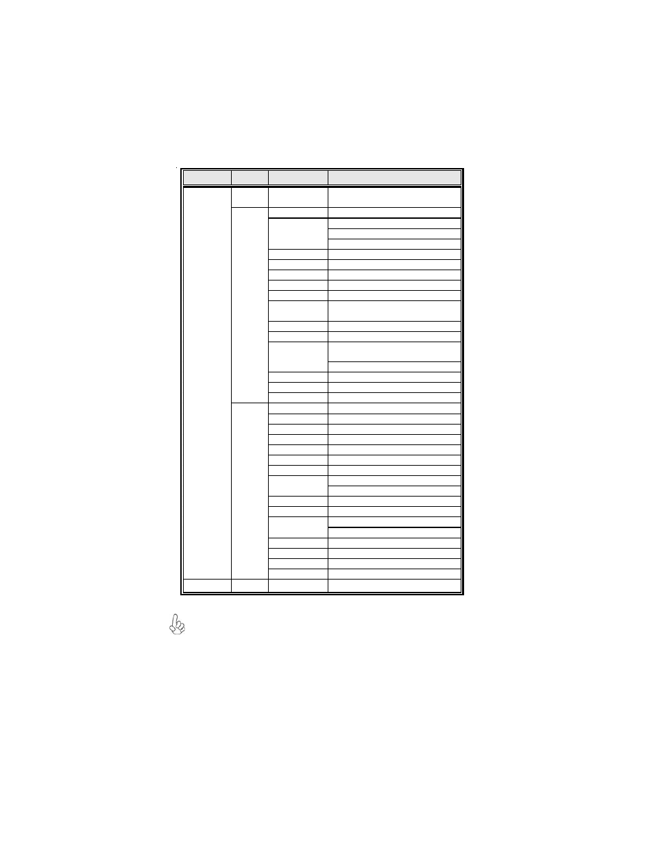Installing the motherboard, Type size vendor module name | Elitegroup 945GSED-I (V1.0) User Manual | Page 18 / 54