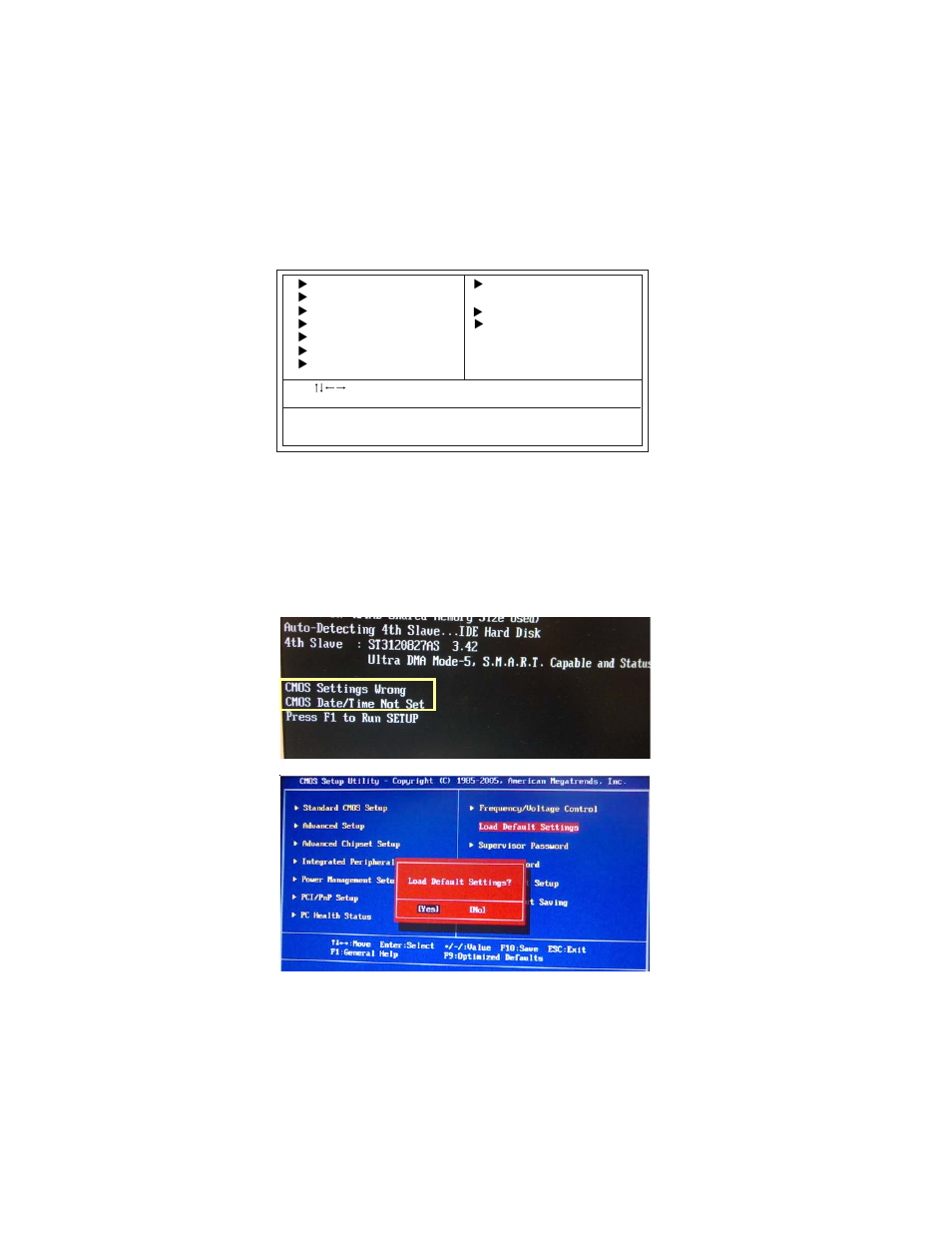 Using bios, Fresetting the default cmos values | Elitegroup 945GSED-I (V1.0) User Manual | Page 32 / 54