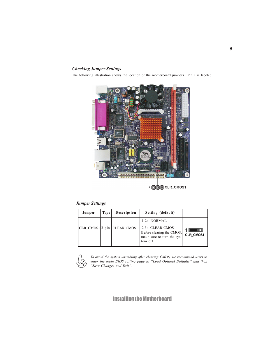 Installing the motherboard | Elitegroup C7VCM2 (V1.0) User Manual | Page 15 / 56