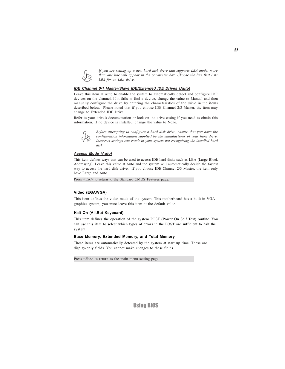 Using bios | Elitegroup C7VCM2 (V1.0) User Manual | Page 33 / 56