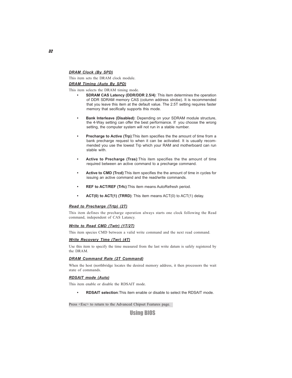 Using bios | Elitegroup C7VCM2 (V1.0) User Manual | Page 38 / 56