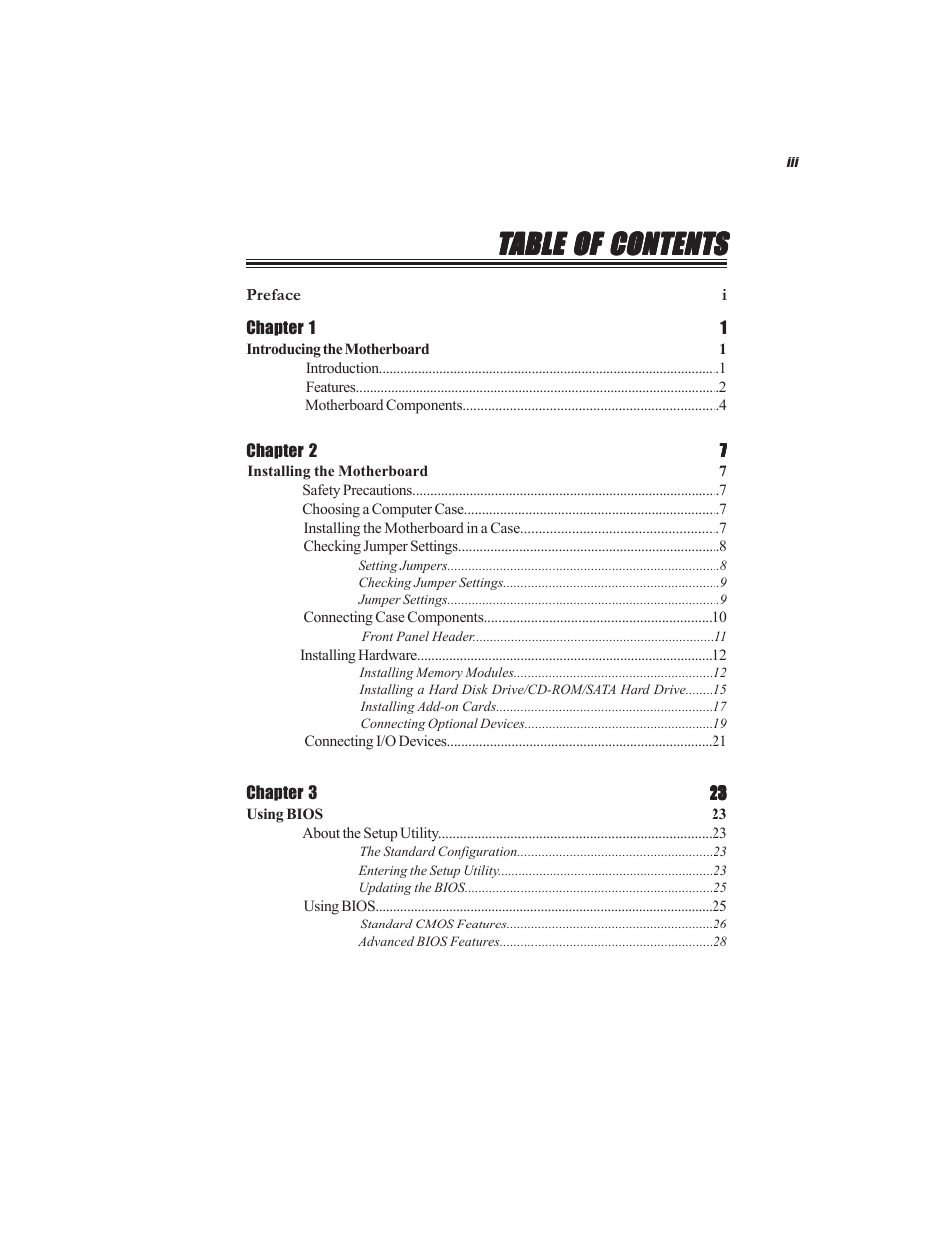 Elitegroup C7VCM2 (V1.0) User Manual | Page 5 / 56