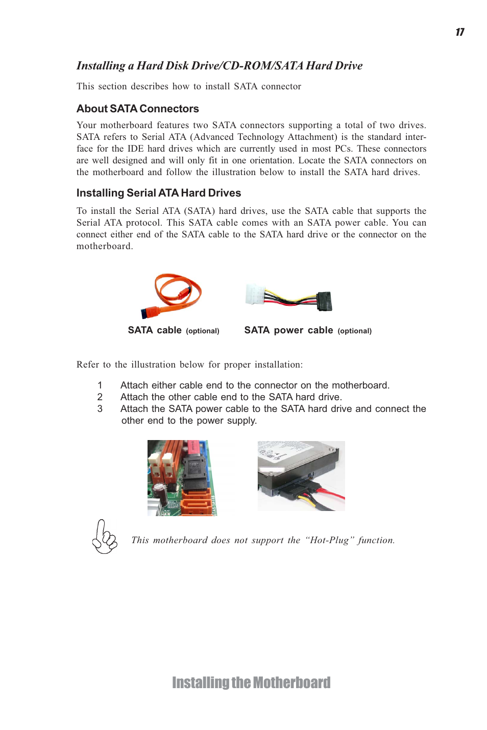 Installing the motherboard | Elitegroup CDC-I (V1.0) User Manual | Page 21 / 56
