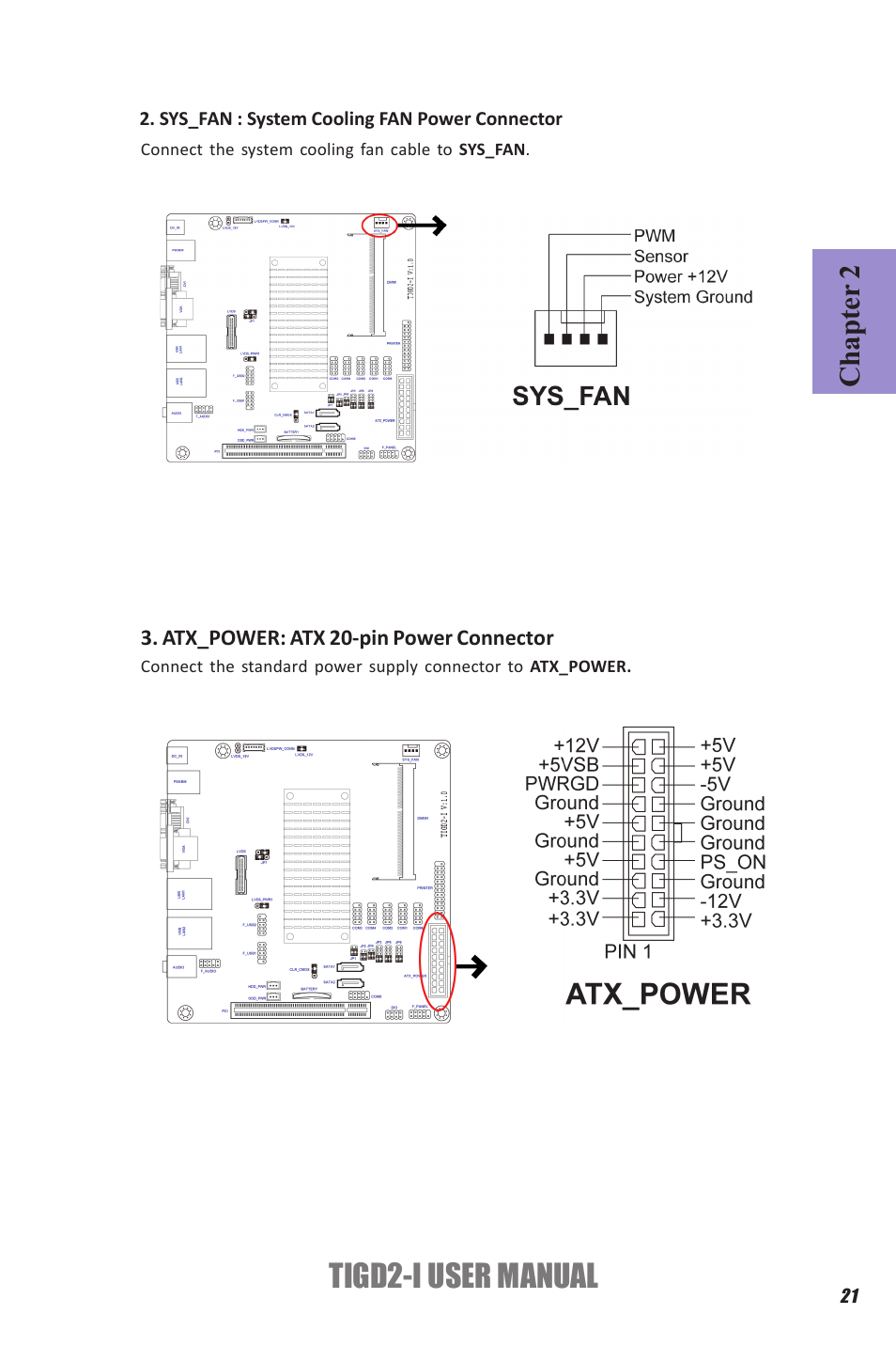 Tigd2-i user manual, Chapter 2 | Elitegroup TIGD2-I (V1.0) User Manual | Page 25 / 54