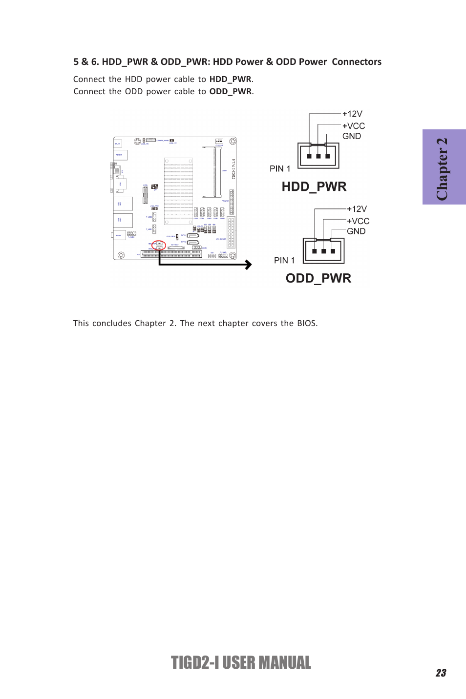 Tigd2-i user manual, Chapter 2 | Elitegroup TIGD2-I (V1.0) User Manual | Page 27 / 54