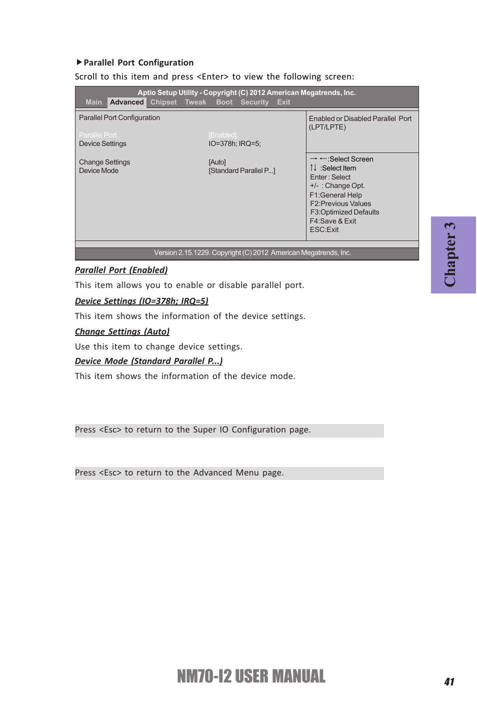 Nm70-i2 user manual, Chapter 3 | Elitegroup NM70-I2 (V1.0) User Manual | Page 45 / 66