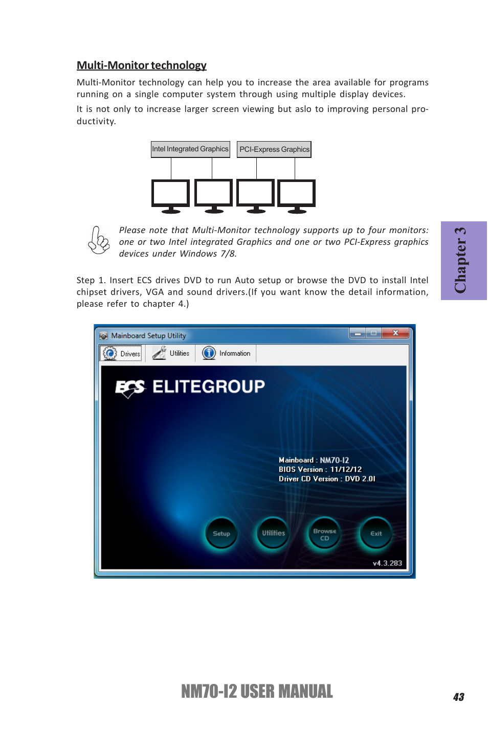 Nm70-i2 user manual, Chapter 3 | Elitegroup NM70-I2 (V1.0) User Manual | Page 47 / 66