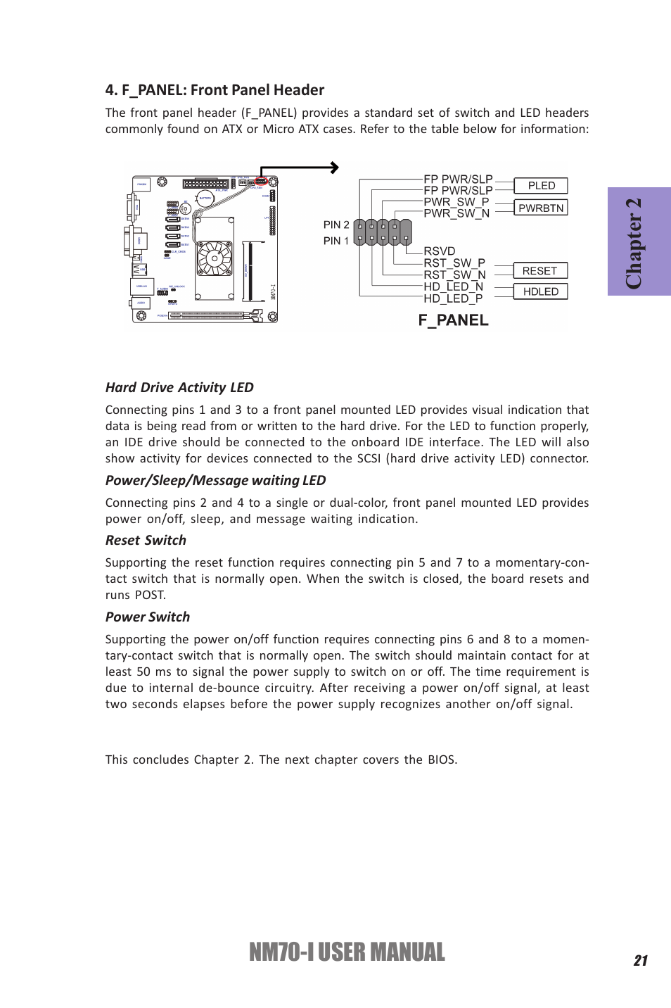 Nm70-i user manual, Chapter 2 | Elitegroup NM70-I (V1.0) User Manual | Page 25 / 64