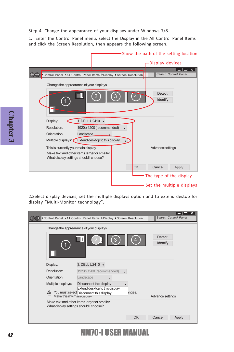 Nm70-i user manual, Chapter 3 | Elitegroup NM70-I (V1.0) User Manual | Page 46 / 64
