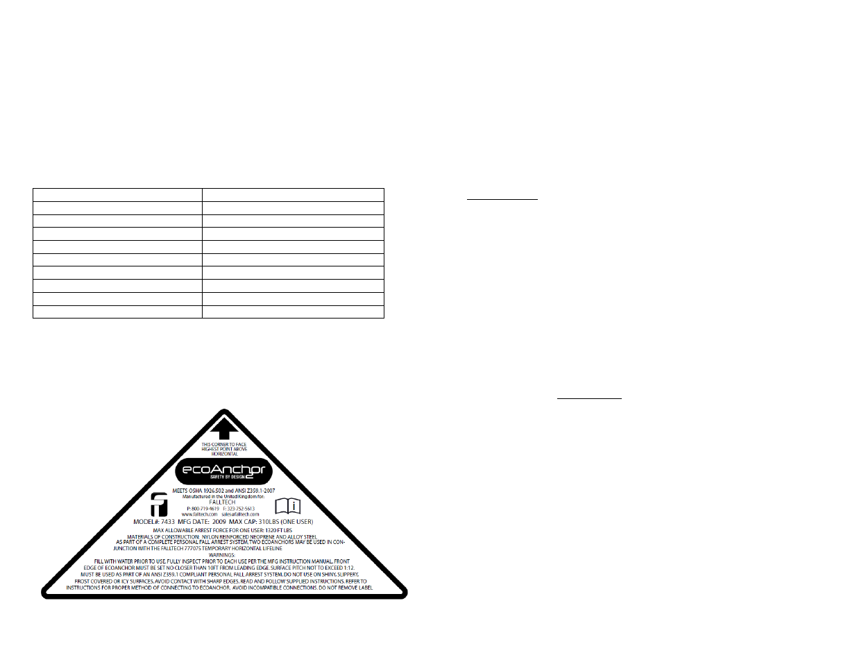 FallTech 778100 User Manual | Page 17 / 41