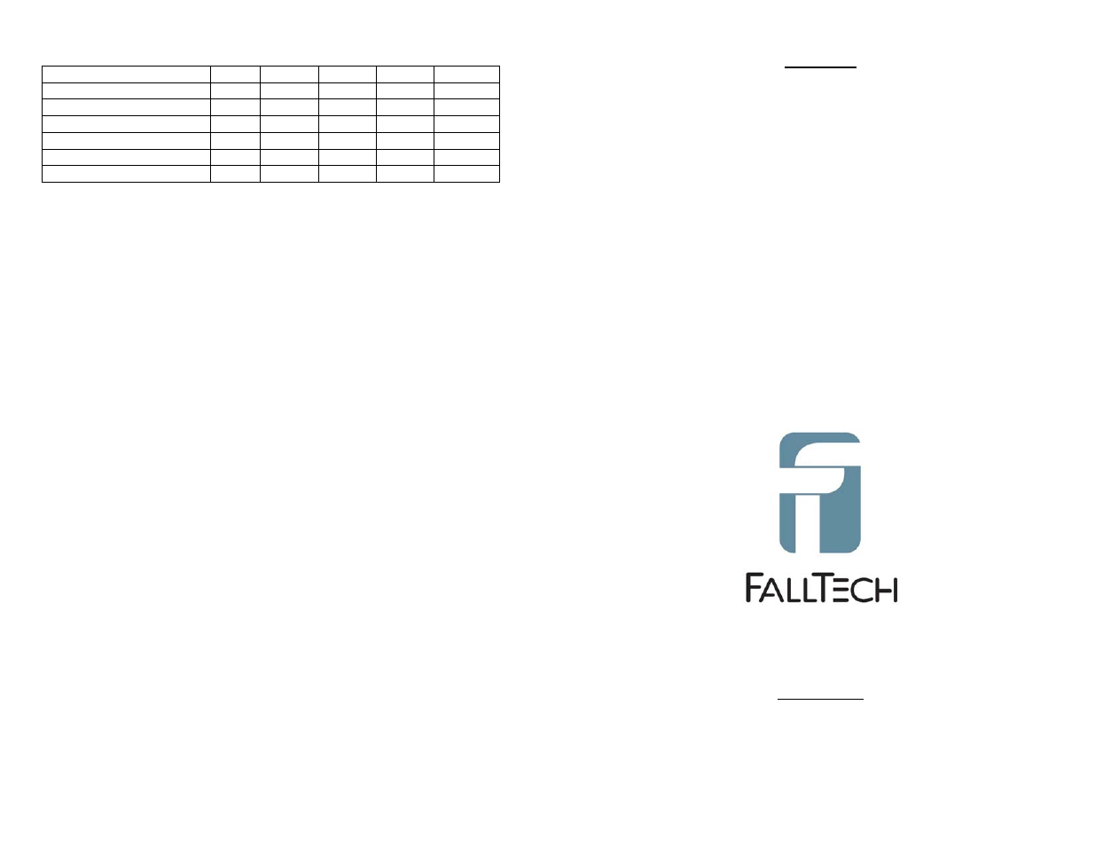 FallTech 778100 User Manual | Page 19 / 41