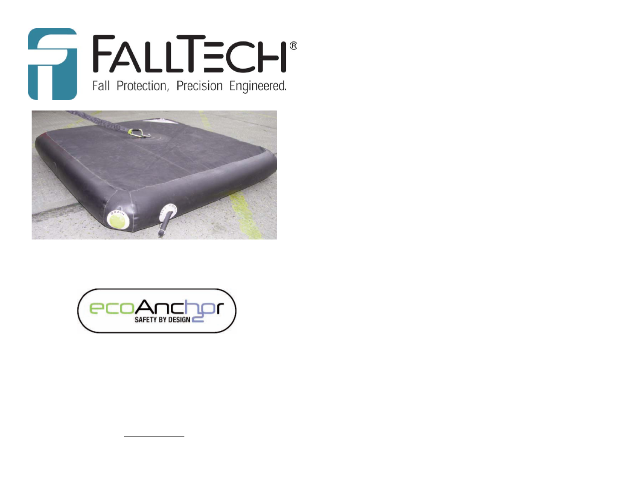 Instrucciones para ecoanchor anclaje de contrapeso | FallTech 778100 User Manual | Page 20 / 41