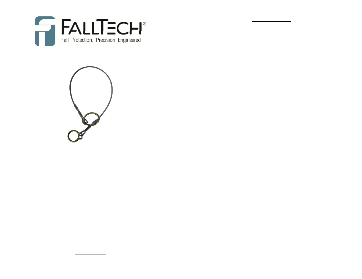 FallTech Sling Anchors User Manual | 52 pages