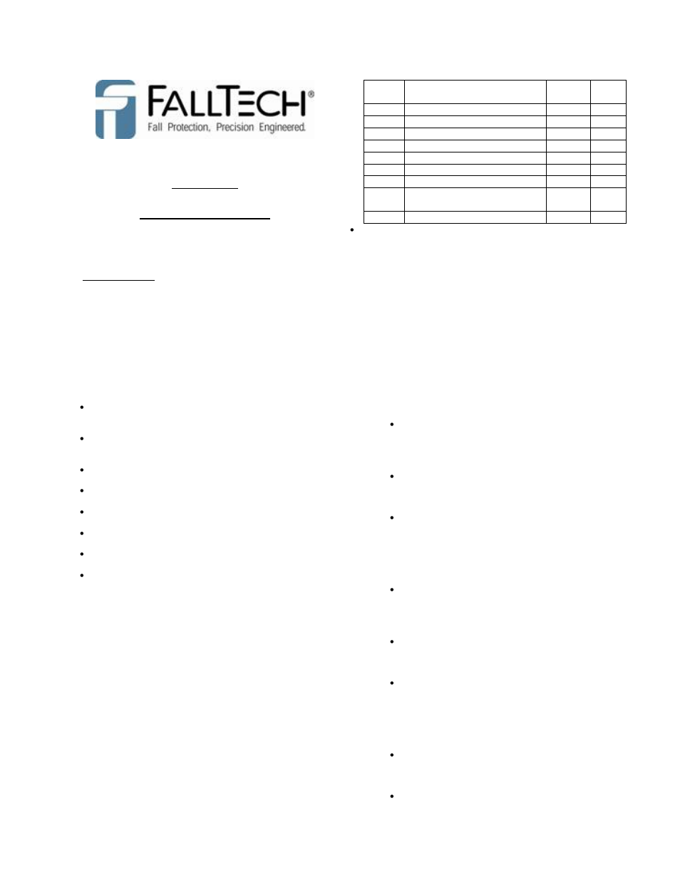 FallTech Tool Leashes User Manual | 5 pages