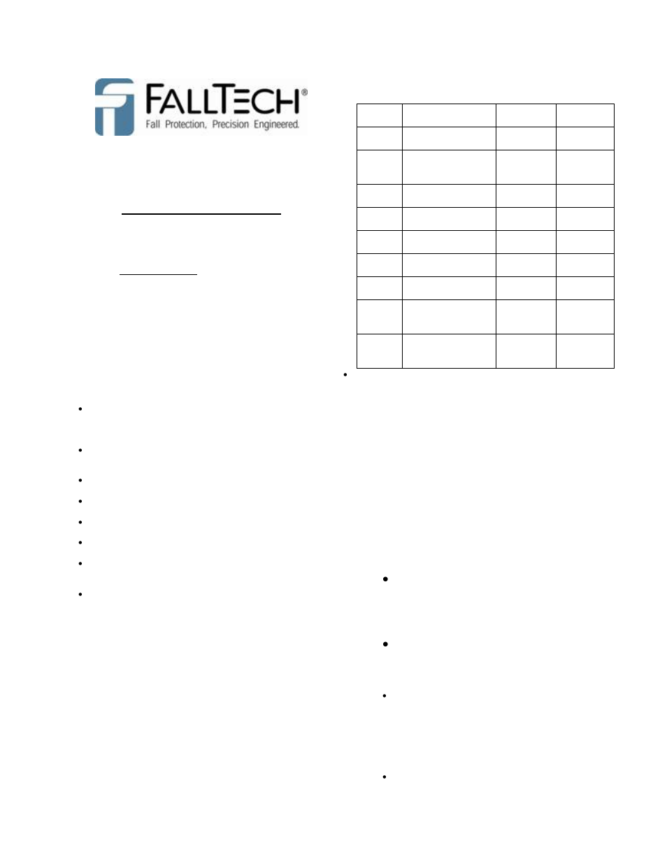 Manual de instrucciones, Correas de tralla para herramientas | FallTech Tool Leashes User Manual | Page 3 / 5