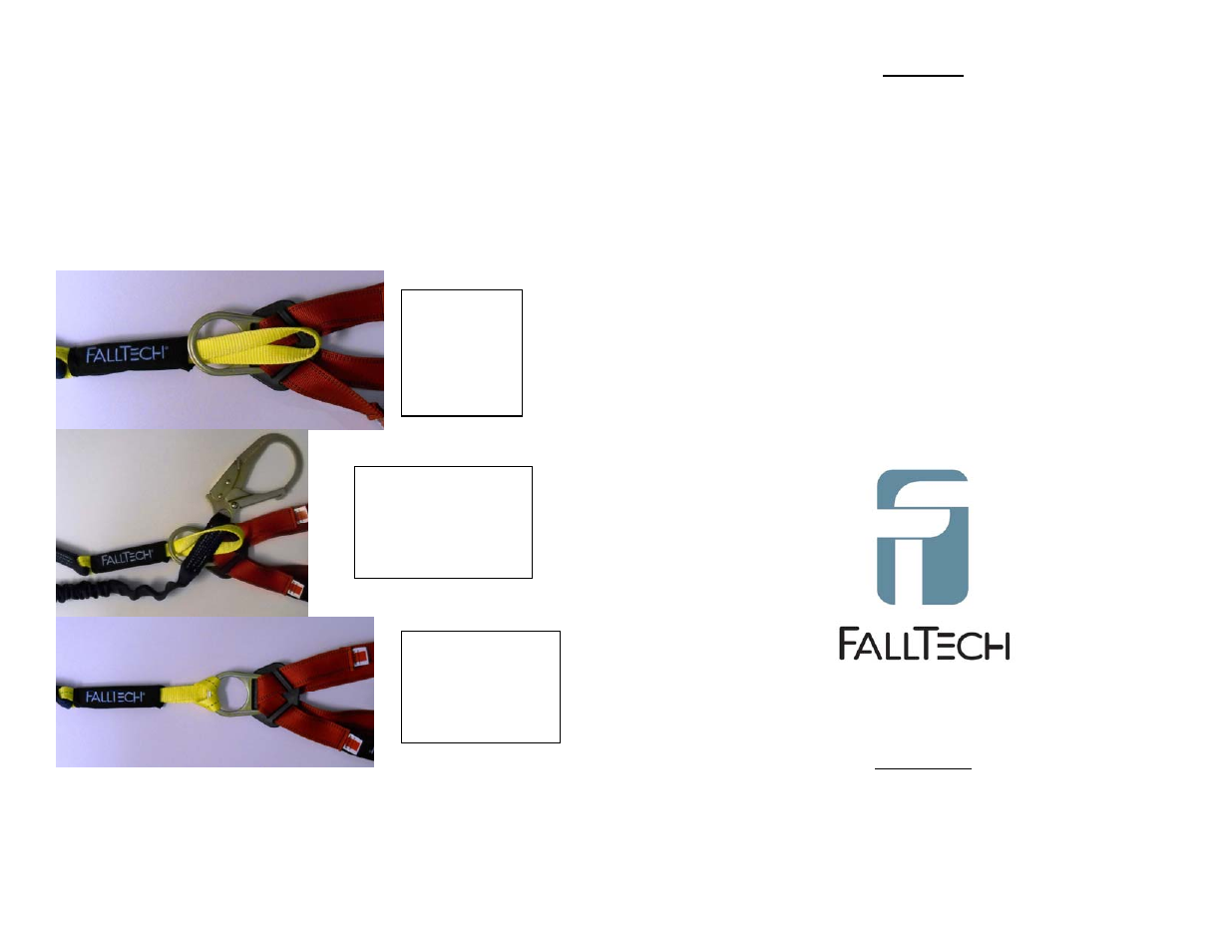 FallTech Shock-Absorbing Lanyards (SAL’s) User Manual | Page 24 / 50