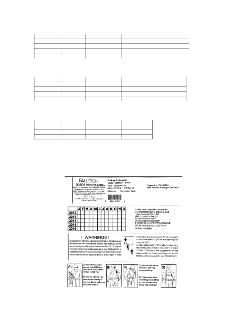 FallTech 83663 User Manual | Page 20 / 48