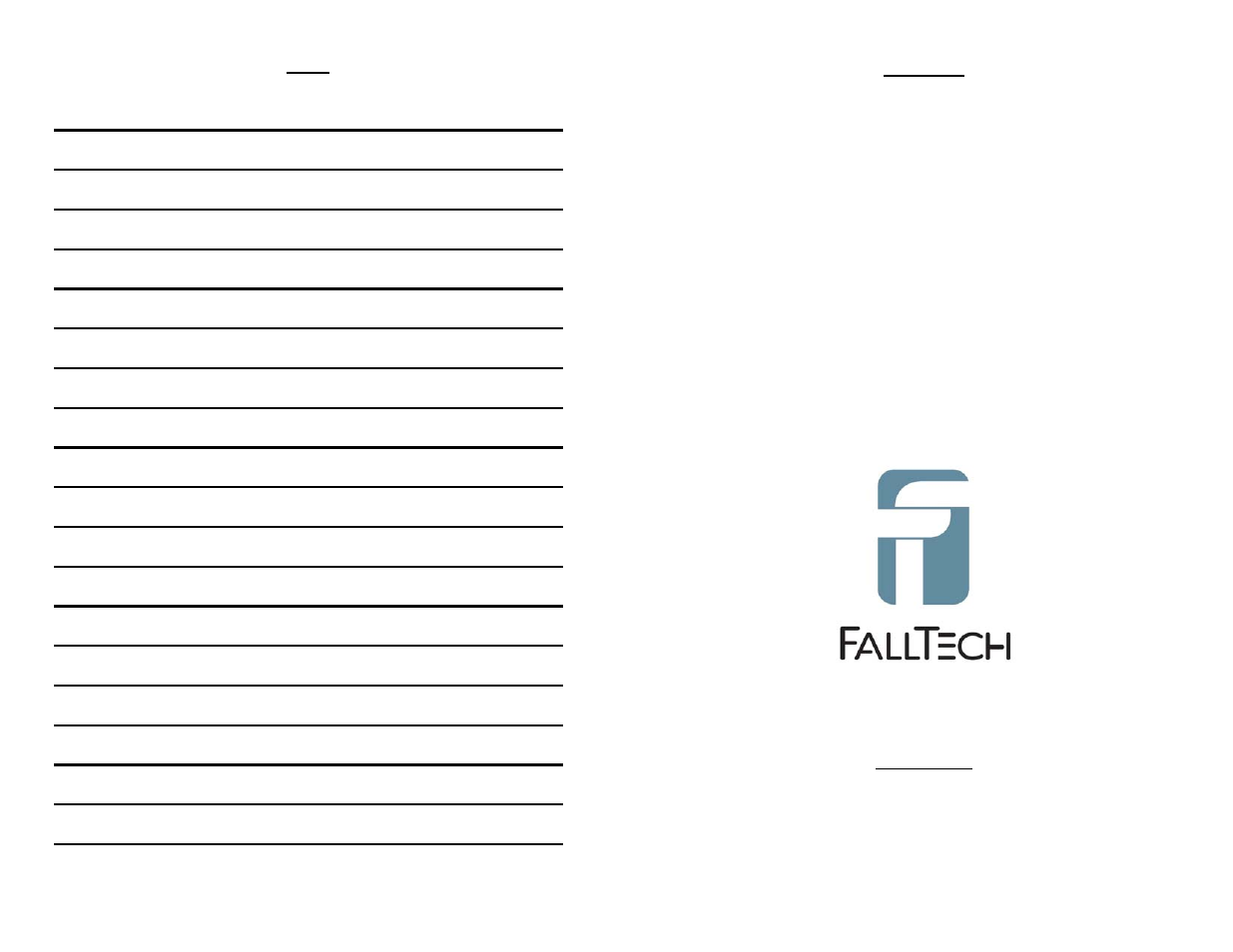 FallTech DuraTech Series SRL’s User Manual | Page 18 / 18