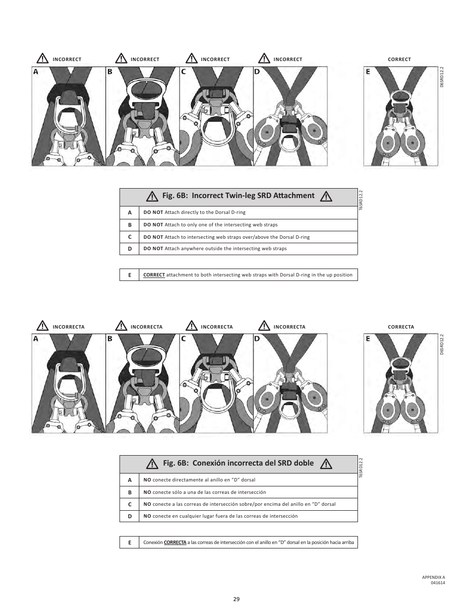 FallTech DuraTech 6' Single/Twin Self‐Retracting Device User Manual | Page 29 / 36