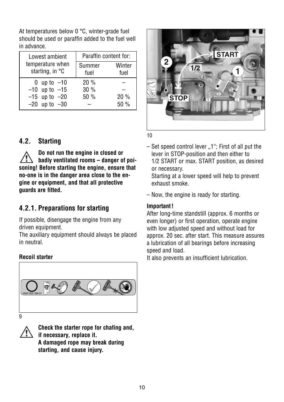 HATZ Diesel 1B50W User Manual | Page 12 / 36