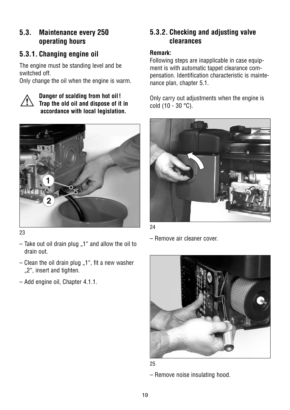 HATZ Diesel 1B50W User Manual | Page 21 / 36