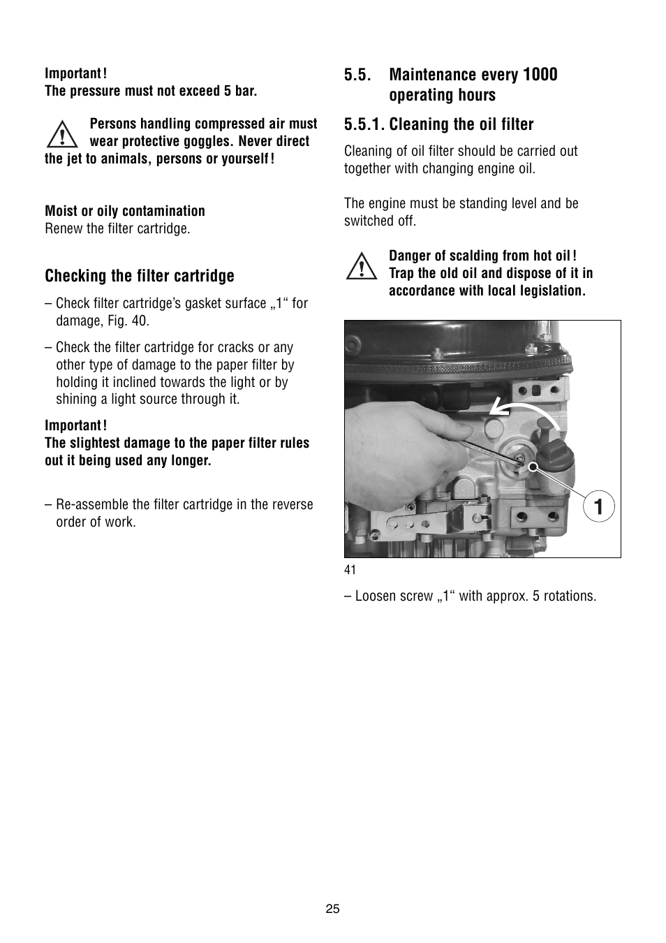 HATZ Diesel 1B50W User Manual | Page 27 / 36