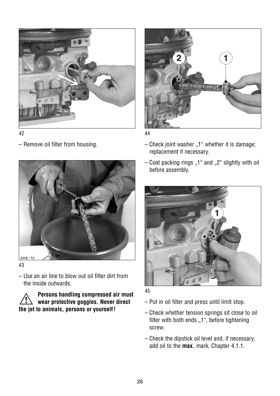 HATZ Diesel 1B50W User Manual | Page 28 / 36