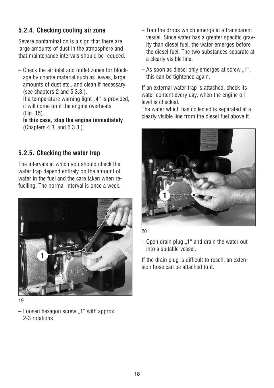 HATZ Diesel 1D90W User Manual | Page 19 / 31