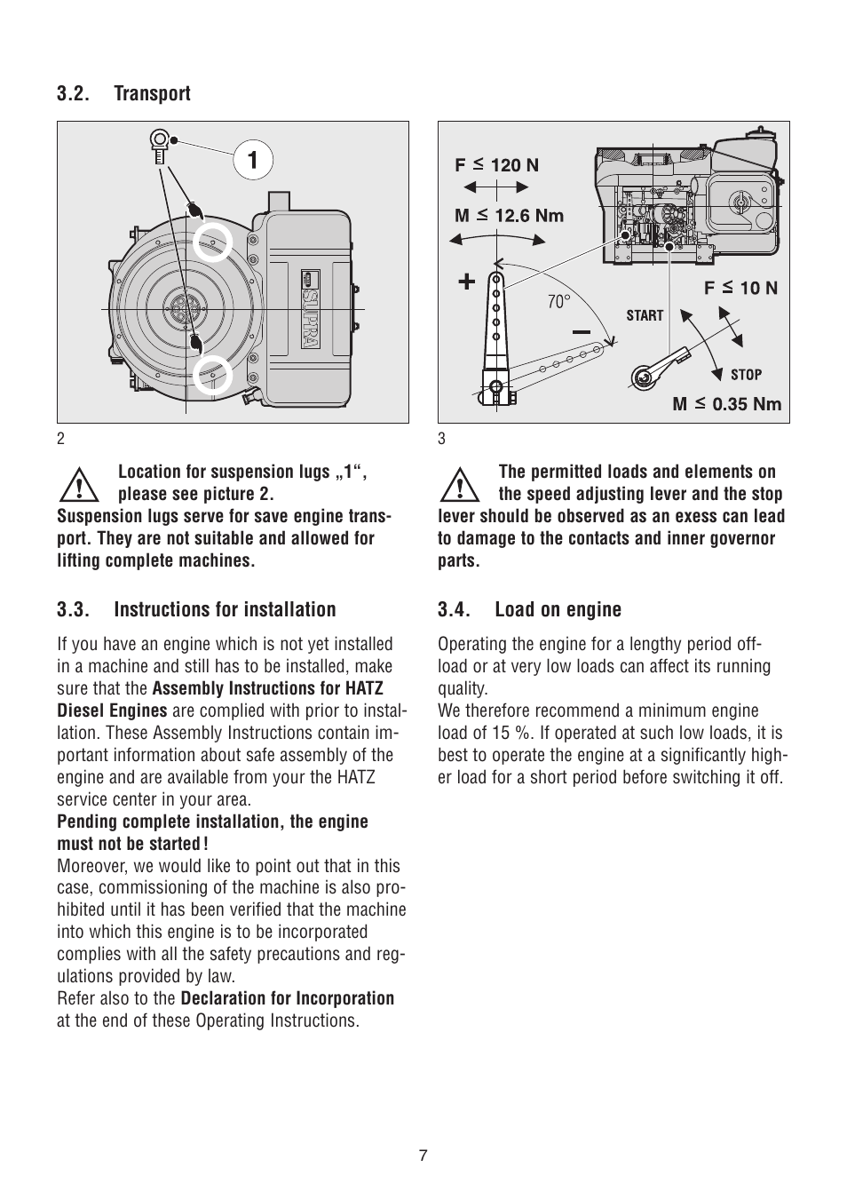 HATZ Diesel 1D90W User Manual | Page 8 / 31