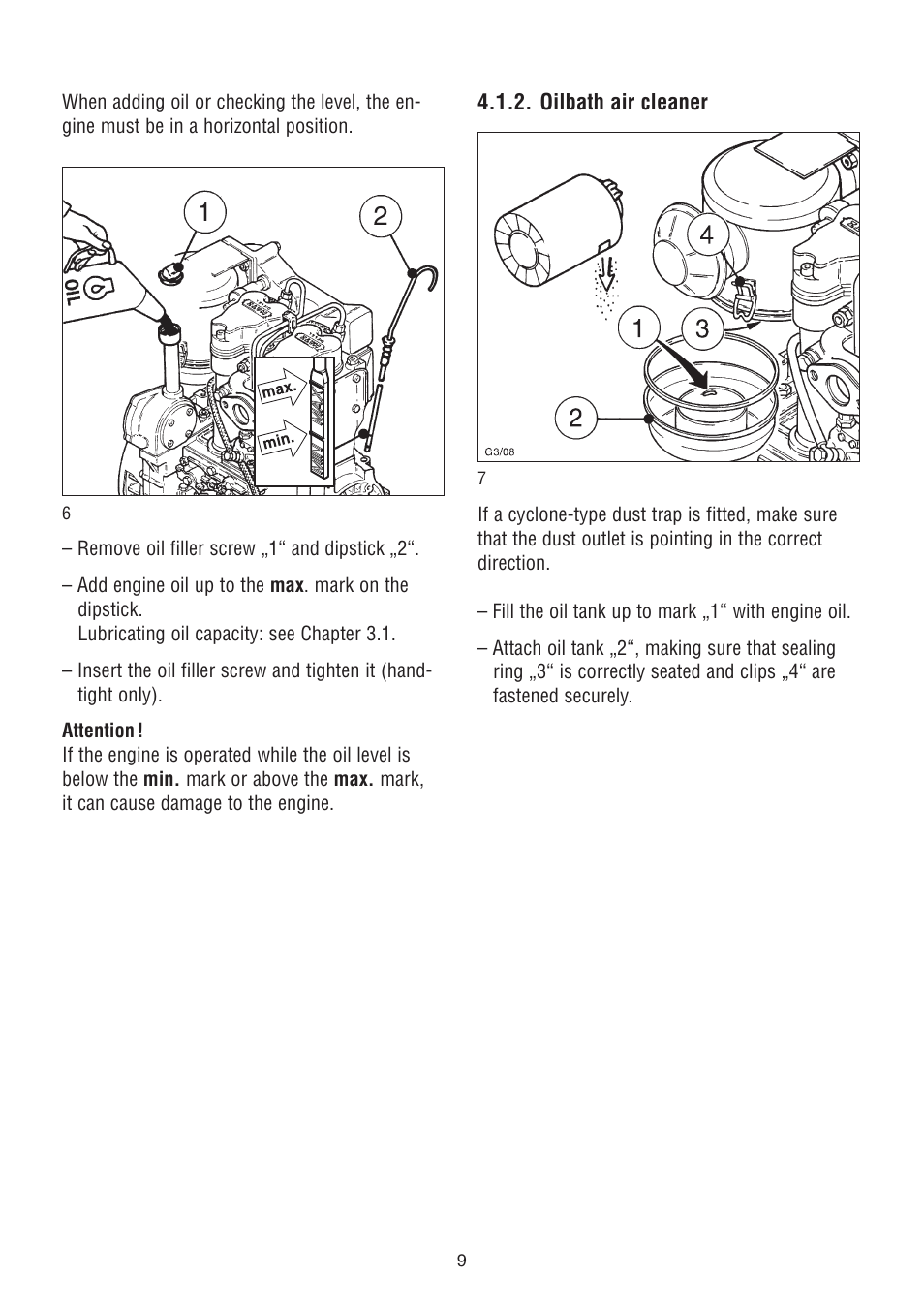 HATZ Diesel 2G40 H User Manual | Page 10 / 32