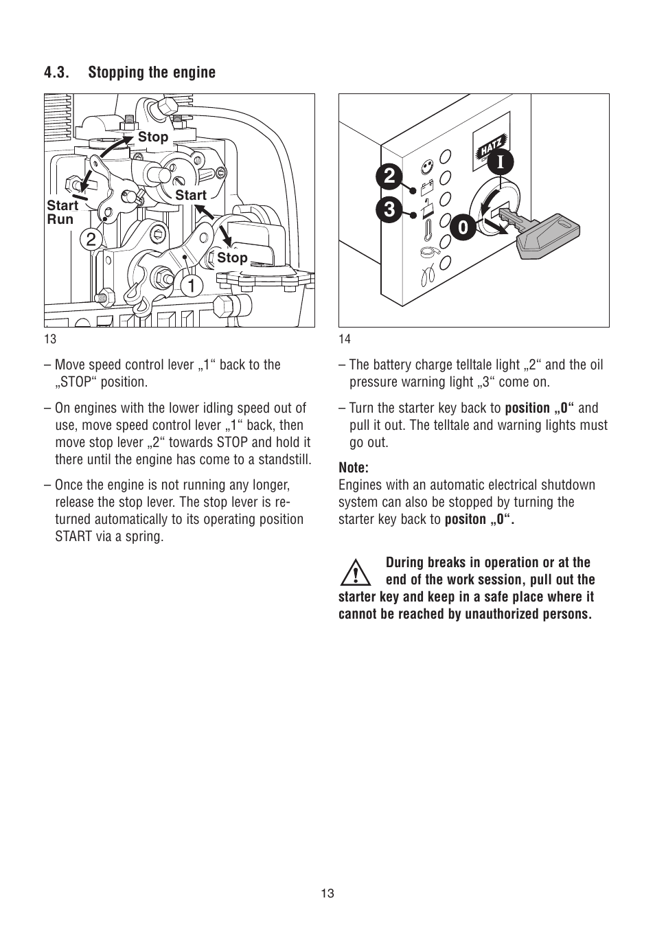 HATZ Diesel 2G40 H User Manual | Page 14 / 32