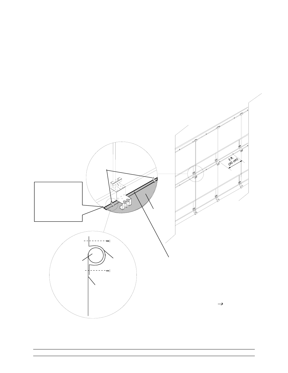 Fig. 5 attaching curtain to stringer | Hired-Hand RollSeal Rollup Curtains: ROLLUP CURTAIN SYSTEM Rev 11-05 User Manual | Page 14 / 38