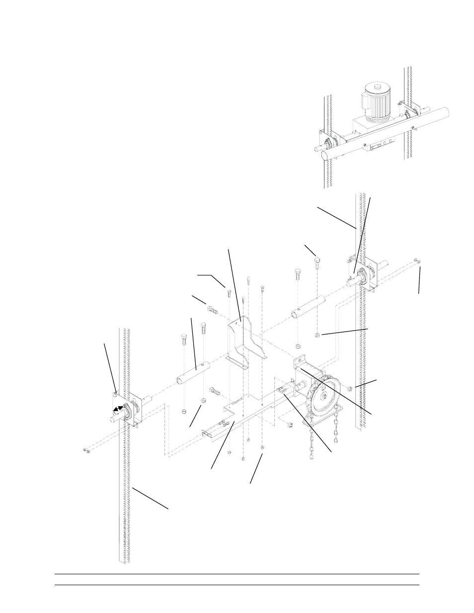 Fig. 16, 4 manual 21:1 gearbox ratio option | Hired-Hand RollSeal Rollup Curtains: ROLLUP CURTAIN SYSTEM Rev 11-05 User Manual | Page 24 / 38