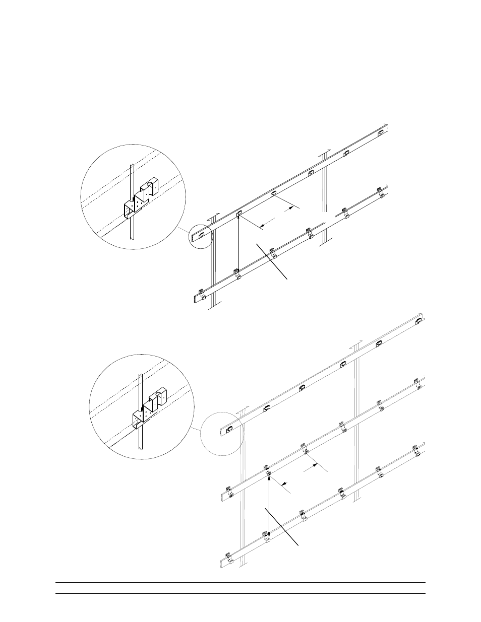 Double stack system, Figure 3 single system | Hired-Hand RollSeal Rollup Curtains: ROLLUP CURTAIN SYSTEM Rev 12-07 User Manual | Page 11 / 26