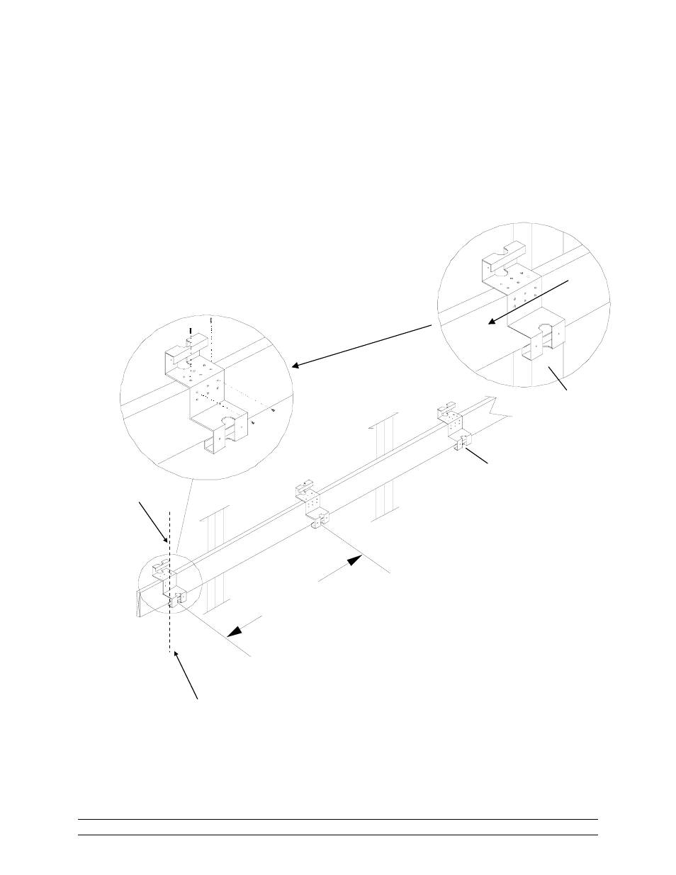 Curtain installation using windpipe brackets, Figure 1 bottom bracket | Hired-Hand RollSeal Rollup Curtains: ROLLUP CURTAIN SYSTEM Rev 12-07 User Manual | Page 9 / 26