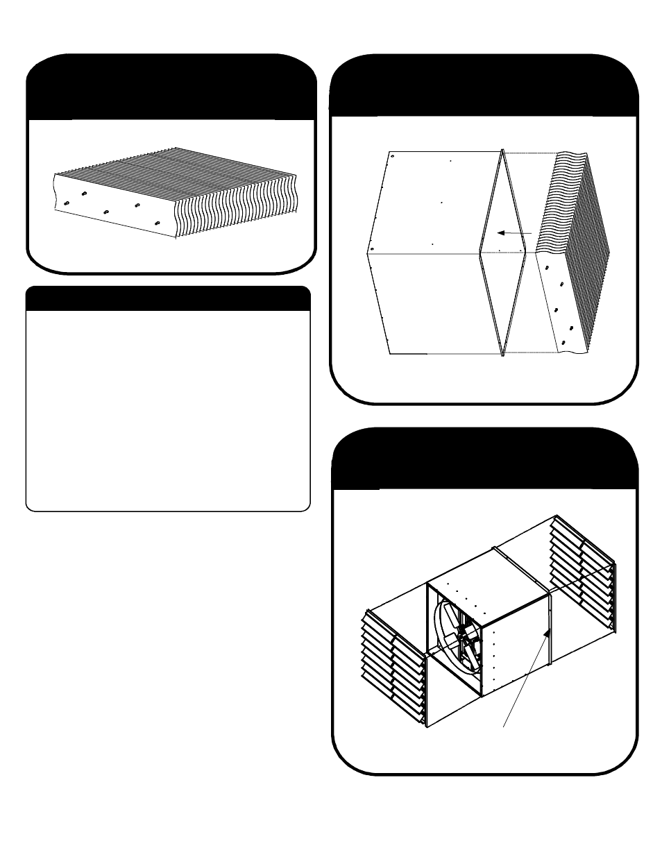 Top side, Fan installation, Figure 1 assembled light trap extrusions | Light trap installation | Hired-Hand Light Traps: Light Trap Fan Unit User Manual | Page 2 / 2