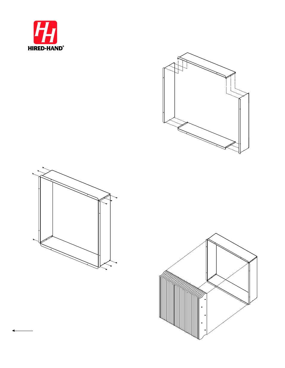 Hired-Hand Light Traps: 54x54 Light Trap Air Inlet User Manual | 2 pages