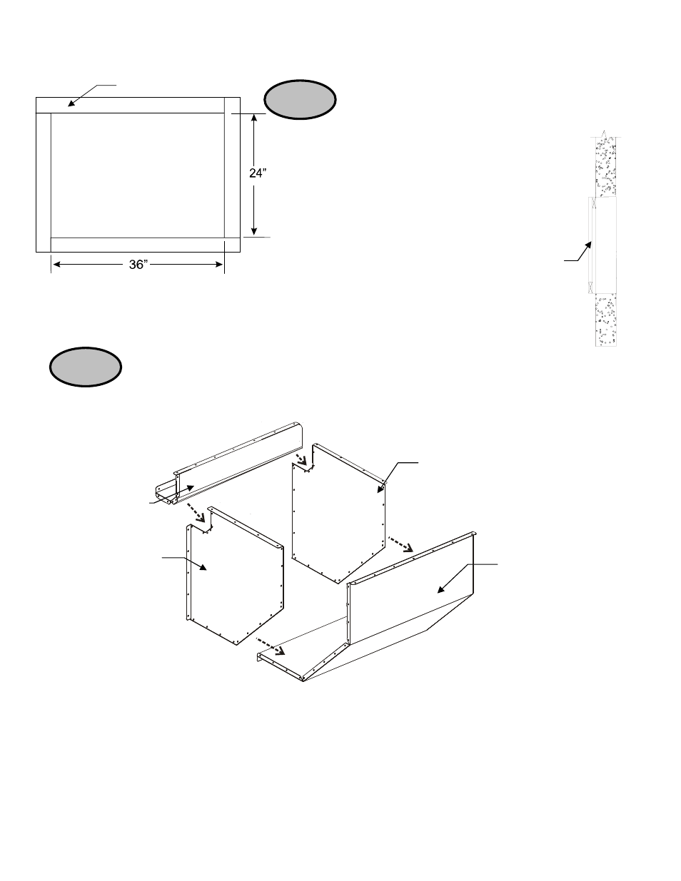 Hired-Hand Funnel Flow Fans: Metal Pit Transition Fan Combo Installation (24 Funnel Flow Fan) User Manual | Page 2 / 6